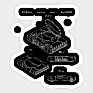 Playstation 1 Patent Sticker